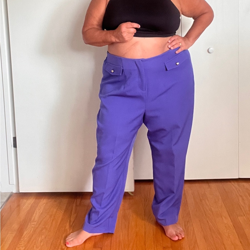 River Island size 20 purple pants
